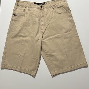 ReVirth Shorts Baggy Vintage Streetwear Khaki Jean Shorts Men's size 42